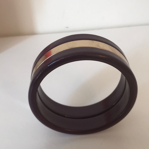 Plum and Gold Bracelet - Picture 2 of 2